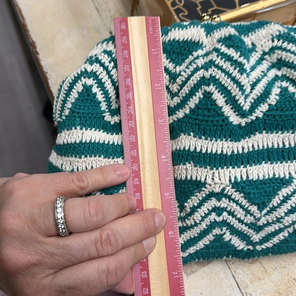 M.A.B.E. Kinta Crochet Pouch in Eucalyptus - Picture 8 of 8